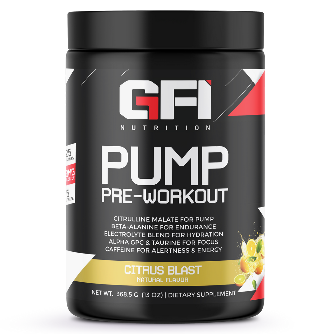 Pump Pre-Workout Citrus Blast 312g w/ Natural Flavor