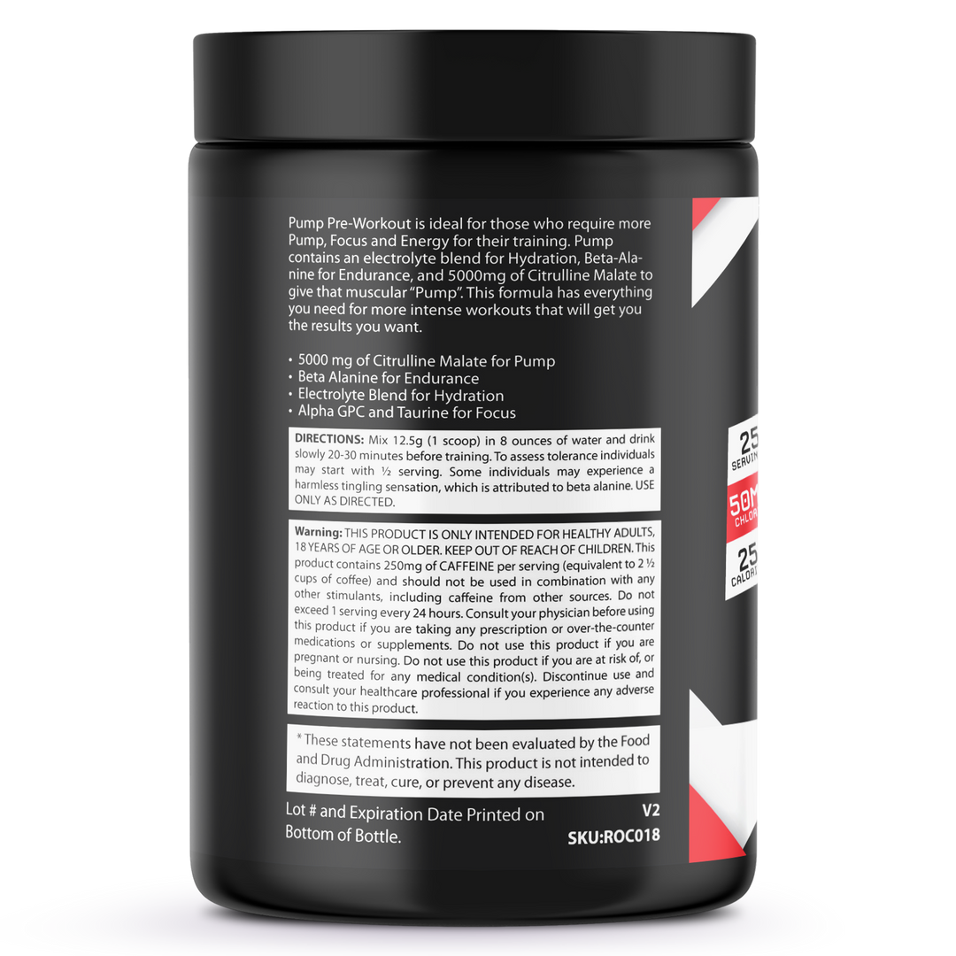 Pump Pre-Workout Georgia Peach Rings 312g