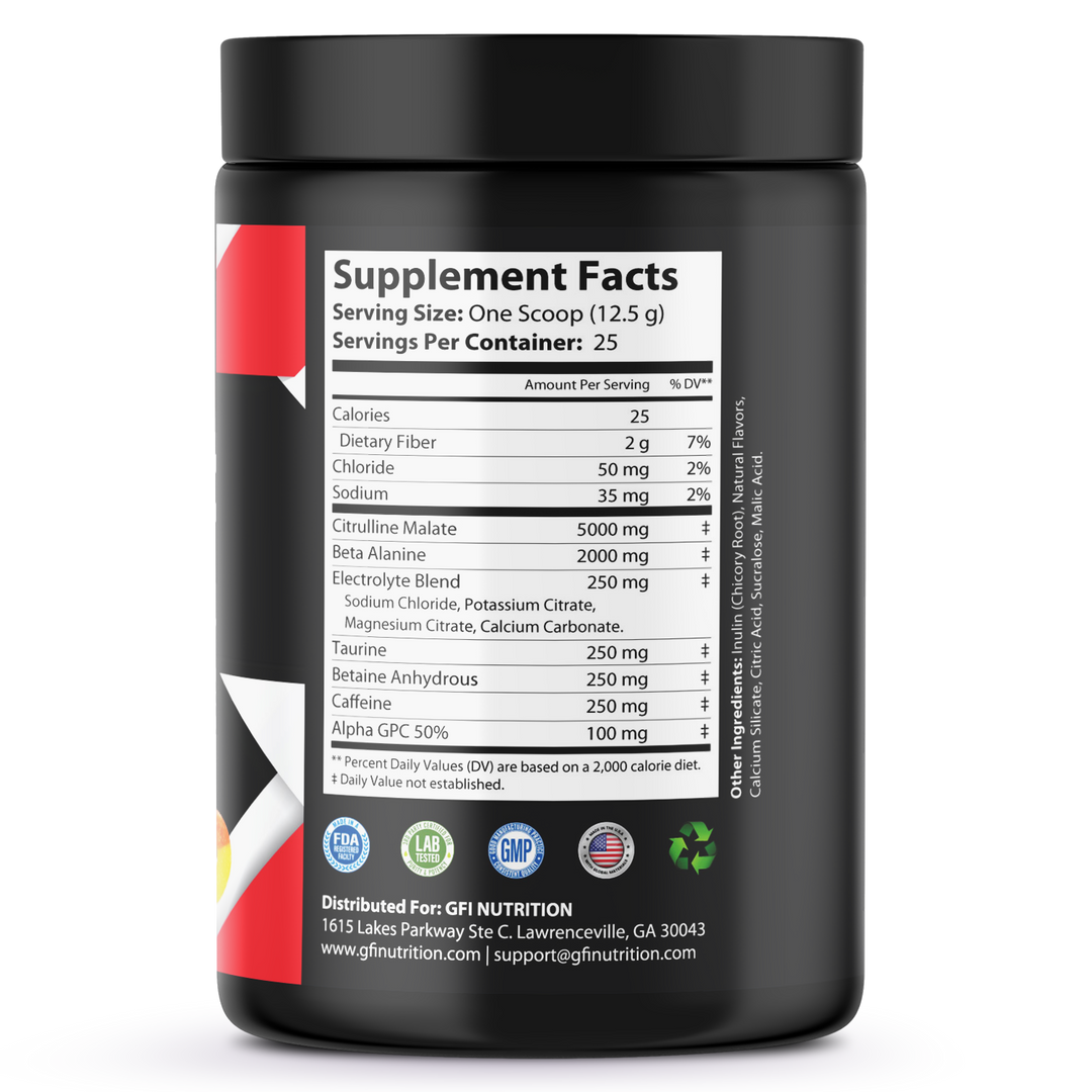 Pump Pre-Workout Georgia Peach Rings 312g