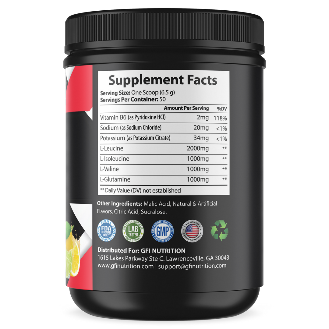 BCAA Lemon Lime 325g – 50 servings