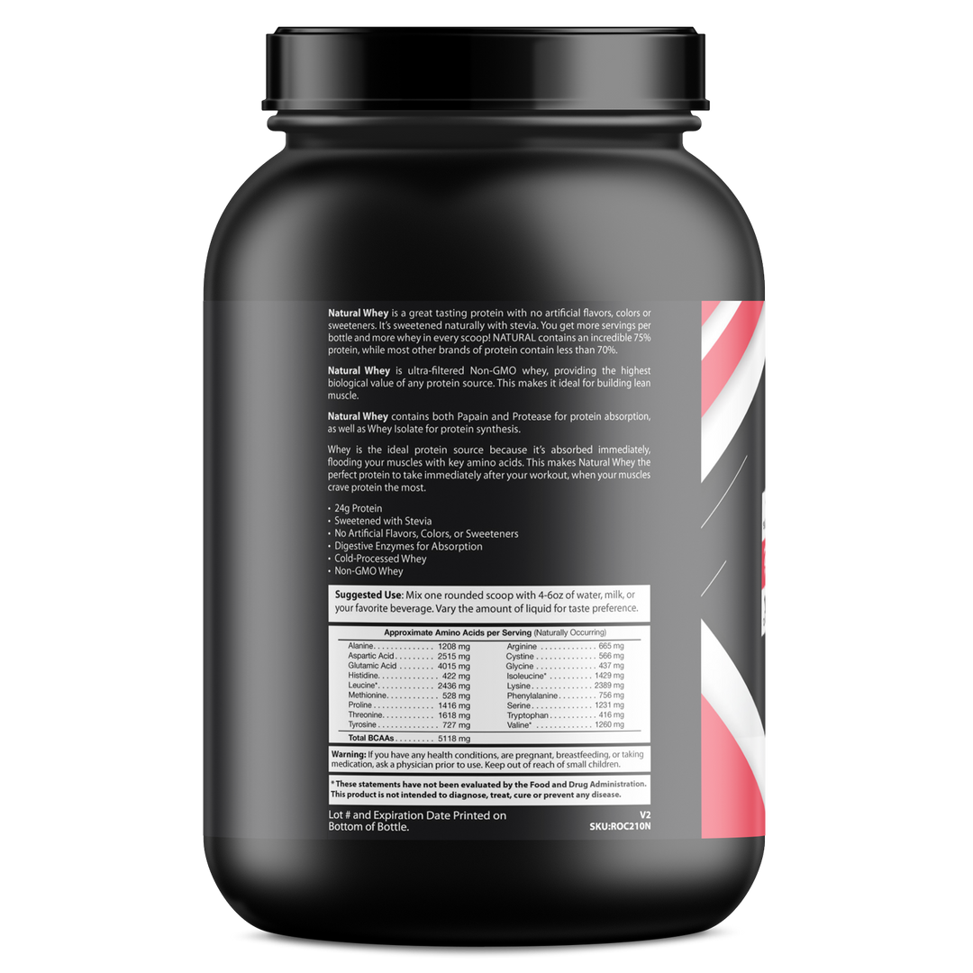 2lb Whey Natural Salted Caramel – 28 serv.