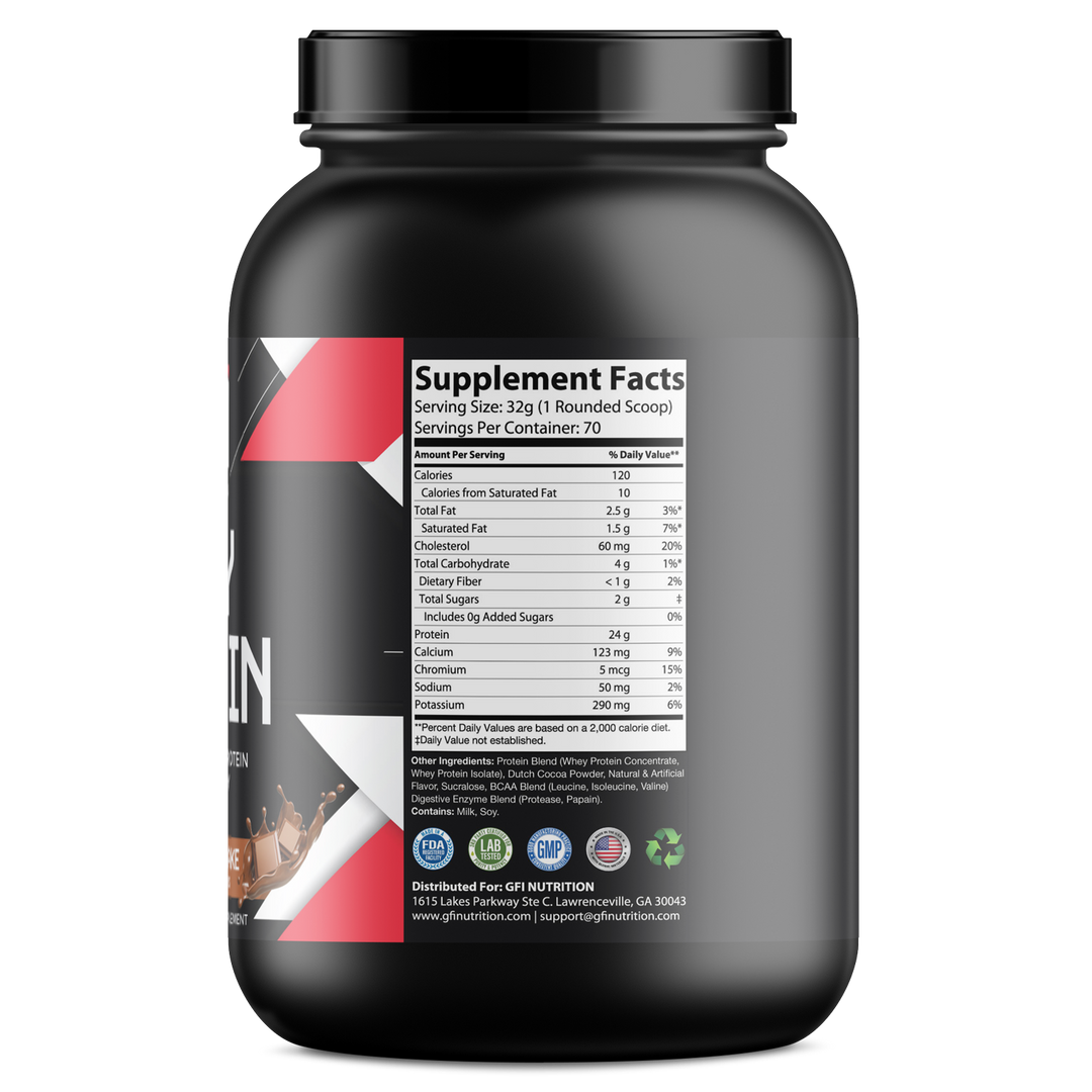 5lb Whey Protein Chocolate – 70 servings