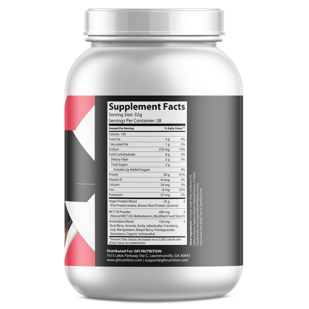 2lb Vegan Protein Chocolate – 28 servings