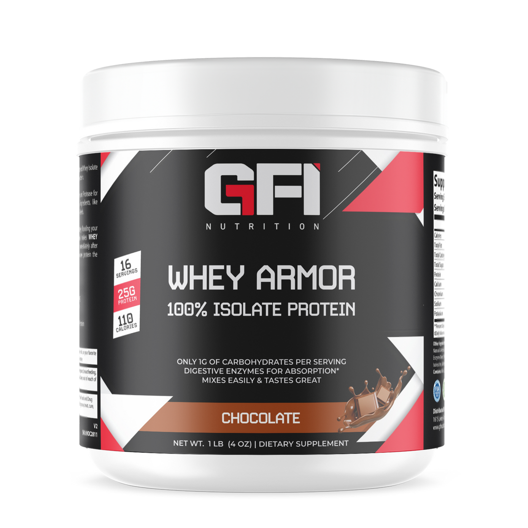 1lb 100% Whey Armor Isolate Protein Chocolate