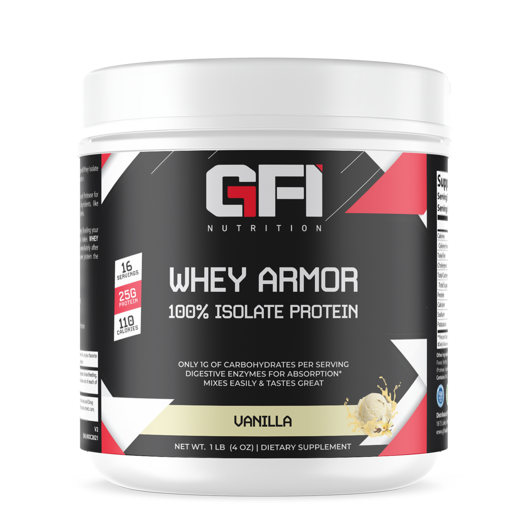 1lb 100% Whey Armor Isolate Protein Vanilla