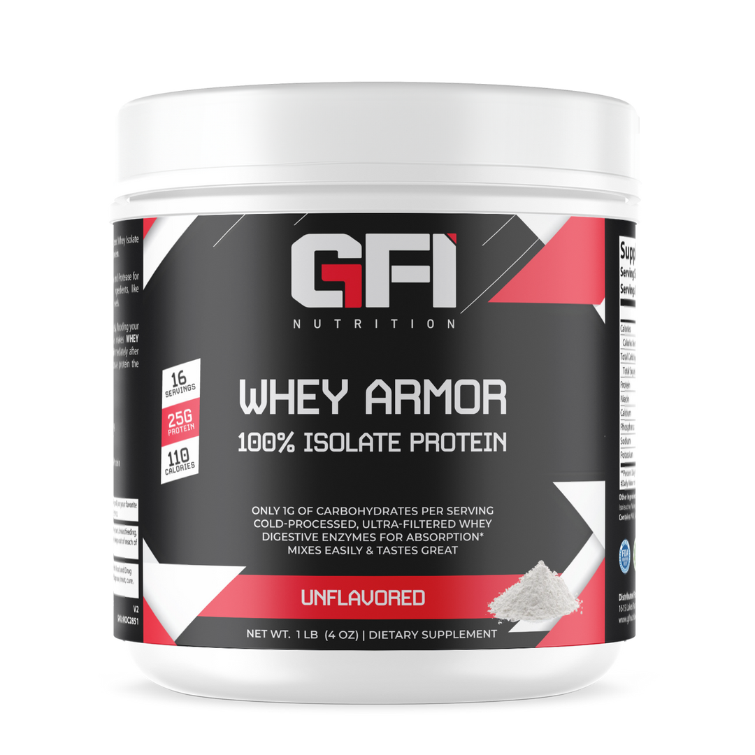 1lb Whey Armor Isolate Protein Unflavored