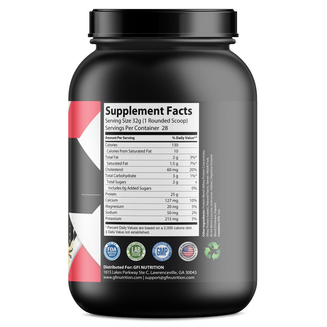 Protein Whey 2lb Vanilla