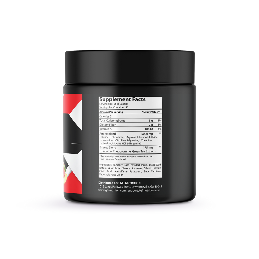 Energized Aminos Peach Mango 360g – 40 serv.