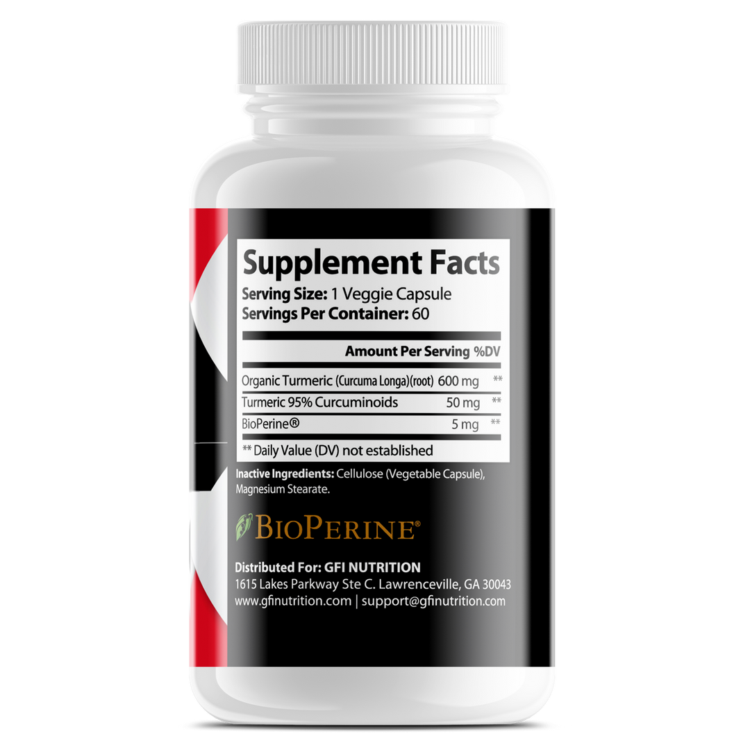 Turmeric w/BioPerine - 650mg