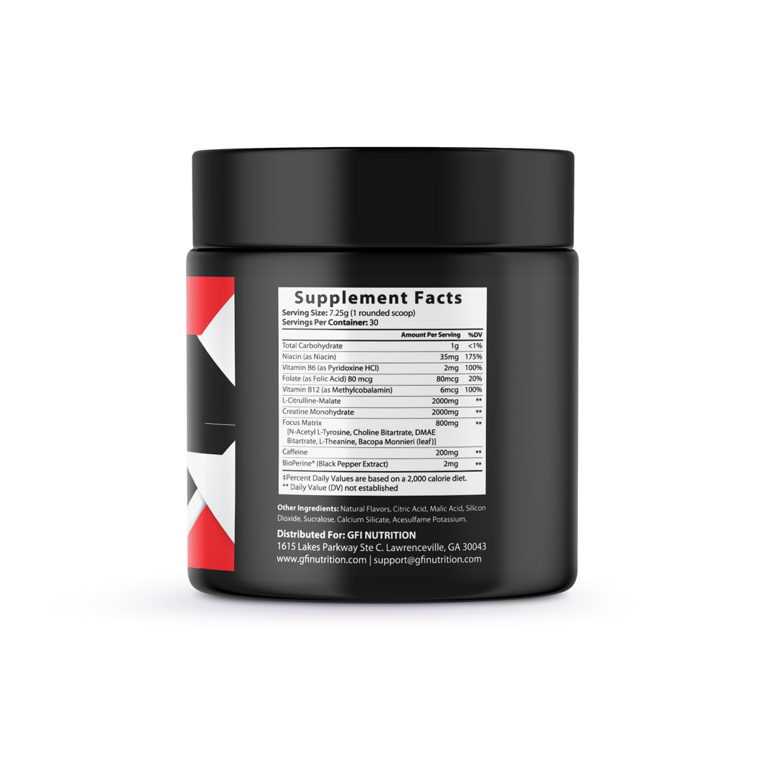 Energy Pre-Workout Lemonade 214g – 30 serv.