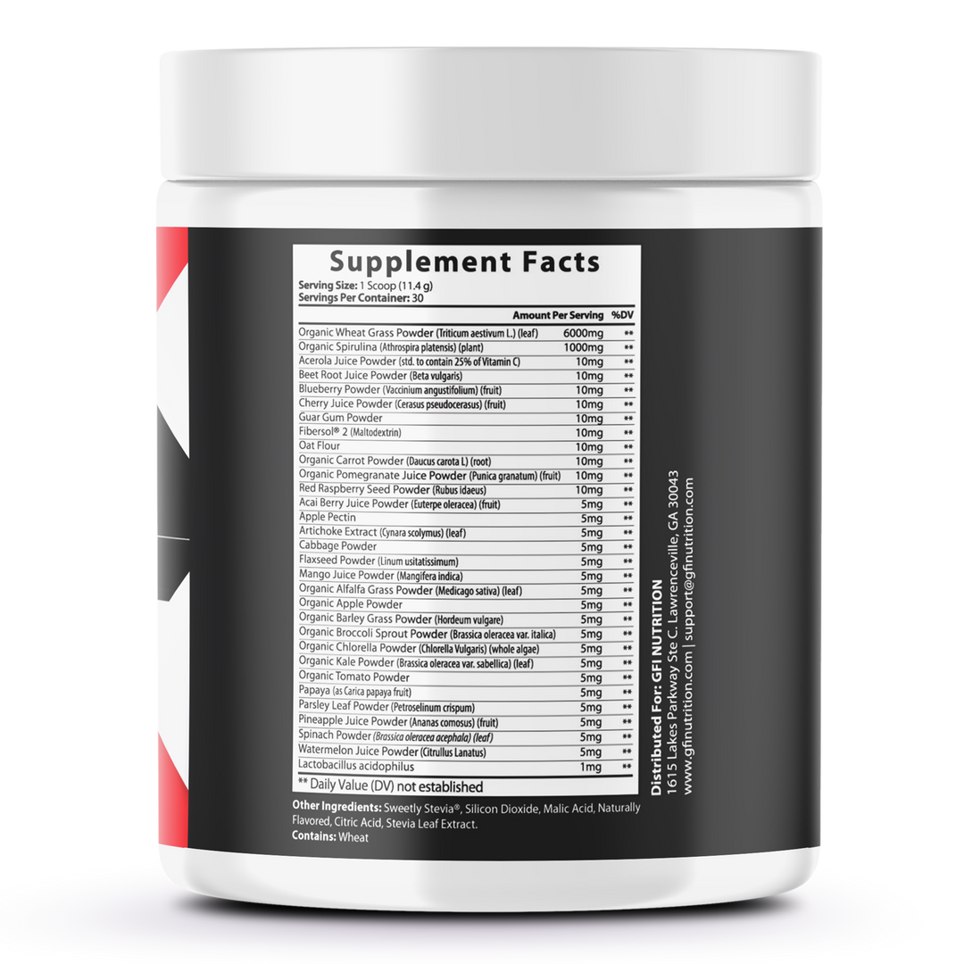 Organic Super Greens - Strawberry Watermelon